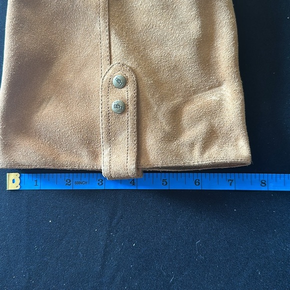 UGG Josie Tan Brown Suede Leather Knee High Boots Style 3214 Size 9 - Picture 11 of 12